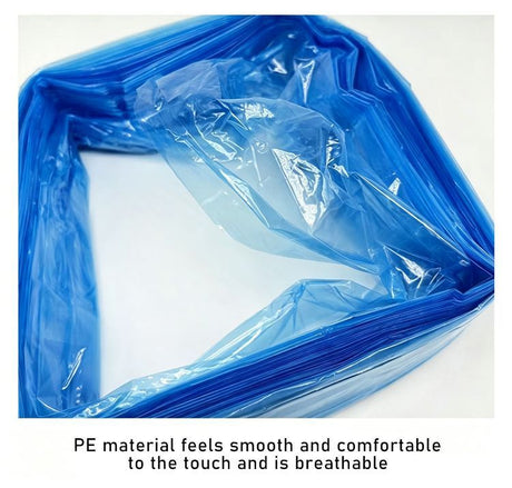 6 Rolls Blue Odor-Proof Refill Bags For Diaper Pail-4.5m Long