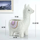Alpaca Orchid Ceramic Planter