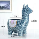 Alpaca Red Ceramic Planter