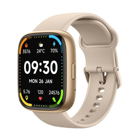 Apricot Unisex Health Monitoring Smart Watch with Call Function