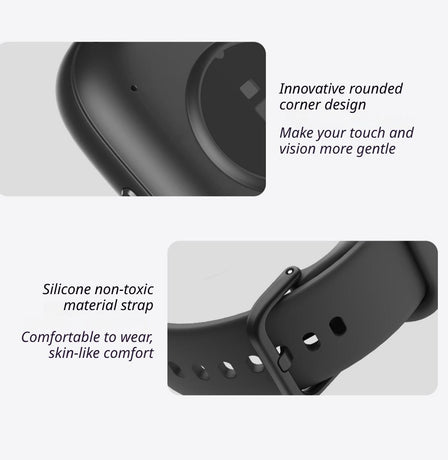 Apricot Unisex Health Monitoring Smart Watch with Call Function