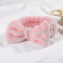 Autumn/Winter Plush Bow Headband Yellow