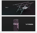 black Canopy Version-Canopy+Folding Table+2 Moon Chairs