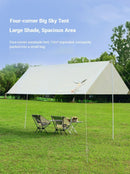 black Canopy Version-Canopy+Folding Table+2 Moon Chairs