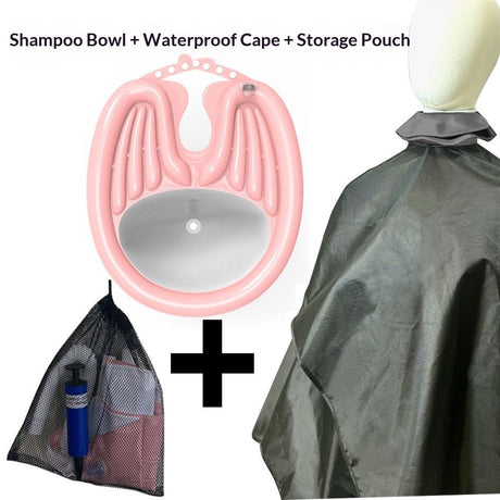 HairWashingBasinBlack+DrainageBag