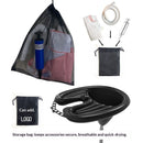 BlackHairWashingBasin+LargeShowerCap+DrainBasket