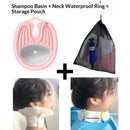 BlackHairWashingBasin+LargeShowerCap+DrainBasket