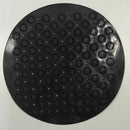 Black Round Non-Slip Massage Bath Mat 55×55cm
