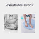 Blue Round Non-Slip Massage Bath Mat 30×30cm