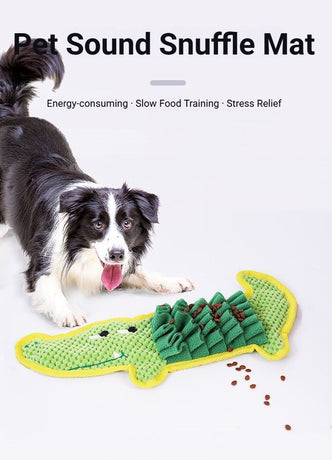 Dog Snuffle Mat for Foraging and Enrichment fried chicken