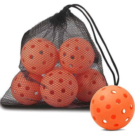 Durable Orange Pickleballs 40-Holes 12-Pack (Color Box)