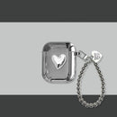 Electroplated 3D Heart + Bracelet Apple AirPods 1/2
