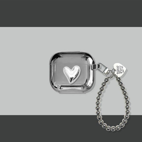 Electroplated 3D Heart + Bracelet Apple AirPods Pro
