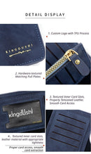 F309-12 Gray Matte Long Wallet with Zipper and Magnet 2-Pack
