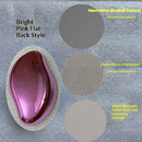 FlatBackMattePink-CrystalFrosted