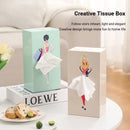 Fresh Avocado Green Princess Tissue Box Holder