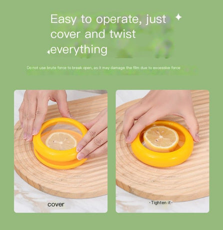 Fruit and vegetable preservation box-Set of Four-Silicone