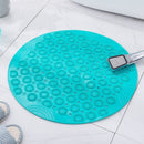 Green Round Non-Slip Massage Bath Mat 55×55cm