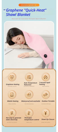 Heating Shawl - Brown