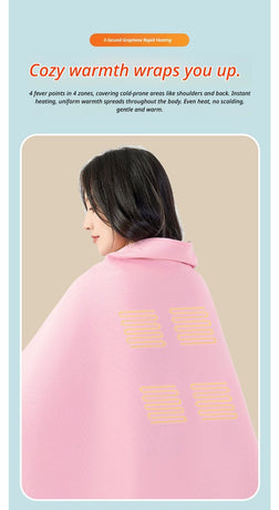 Heating Shawl - Pink