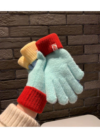 Knit Gloves Black