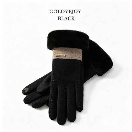 Ladies Winter Warm Cashmere Gloves DY50 Khaki