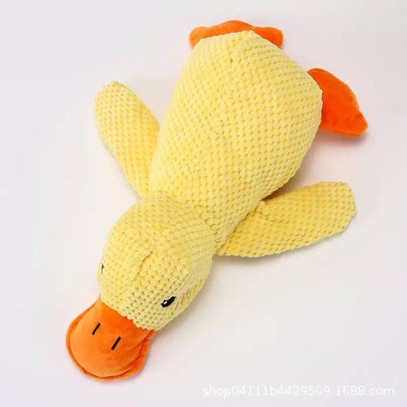Medium Plush Duck + Rope Carrot + Large Plush Duck + Rope Carrot