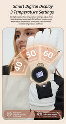 Outdoor Smart Heated Winter Gloves White