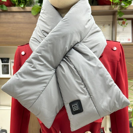 Rechargeable Thickened Heated Scarf Black
