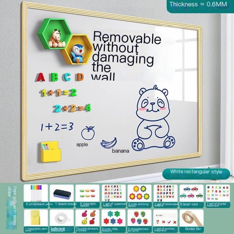WhiteSquareFrameless-ExtraThickPremiumQuality-30x40cm