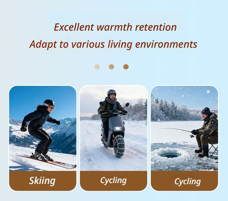 USB Heated Gloves for Outdoor Blue
