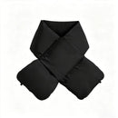 USB Heated White Duck Down Neck Warmer Black