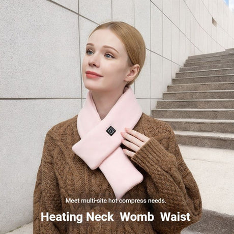 USB Rechargeable Graphene Heated Neck Warmer Red