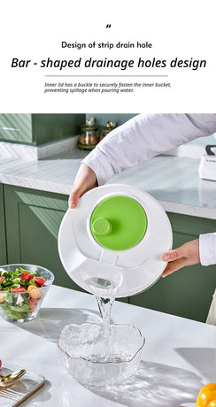 Vegetable washing basket-Green Basic Model
