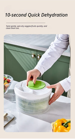 Vegetable washing basket-Green 2in1 with Julienne and Slicing Function