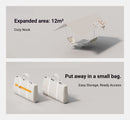 White Canopy Version-Canopy+Folding Table+2 Moon Chairs