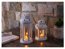 White Pink and Black Candle Holder Set of 3