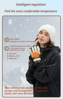 Winter Self-Heating Windproof Touchscreen Gloves-Black Gray