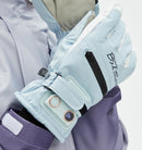 Winter Self-Heating Windproof Touchscreen Gloves-Blue and White