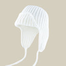 Women Plain Aviator Hat with Earflaps Khaki