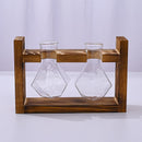 HydroponicWoodenFramewithSnap-On-DiamondTripleBottle