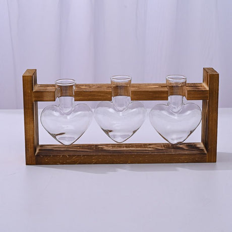 HydroponicWoodenFramewithSnap-On-SphericalSingleBottle