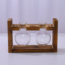 HydroponicWoodenFramewithSnap-On-SphericalSingleBottle
