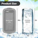4 Pack Extra Large Ice Block Mold Grey