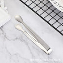 12Pcs Stainless Steel Square Candy Tongs, Food Serving Clips for Party Wedding Salad Bar Kitchen Household Use-Silver 01
