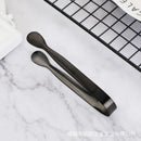 12Pcs Stainless Steel Square Candy Tongs, Food Serving Clips for Party Wedding Salad Bar Kitchen Household Use-black 05