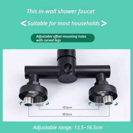 Stainless Steel Shower Mixer Tap, Bathroom Water Mixing Valve