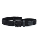 Men's Woven Belt Beige 03