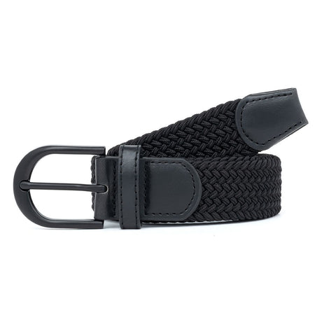 Men's Woven Belt Beige 03