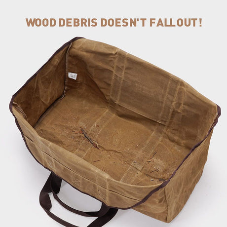 Firewood Storage Bag Khaki